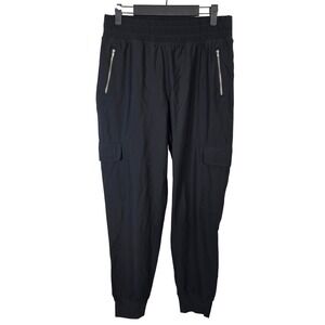 Old Navy Sleektech Go Dry Black Cargo Jogger Pants‎ Women's Size S